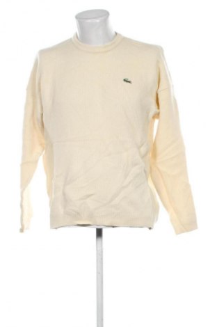 Herrenpullover Lacoste, Größe M, Farbe Ecru, Preis 68,99 €