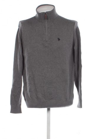 Мъжки пуловер U.S. Polo Assn., Размер XL, Цвят Сив, Цена 55,99 лв.