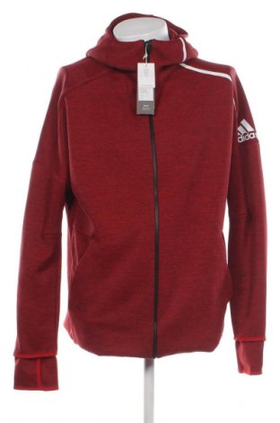 Herren Sweatshirt Adidas, Größe XL, Farbe Rot, Preis 97,99 €