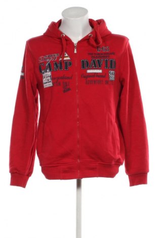 Herren Sweatshirt Camp David, Größe XL, Farbe Rot, Preis 39,99 €