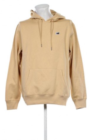 Мъжки суитшърт New Balance, Размер L, Цвят Бежов, Цена 127,99 лв.