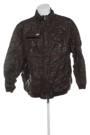 Férfi bőrdzseki Angelo Litrico, Méret 5XL, Szín Barna, Ár 30 129 Ft