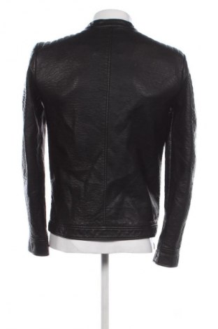 Herren Lederjacke Jack & Jones, Größe S, Farbe Schwarz, Preis € 36,99