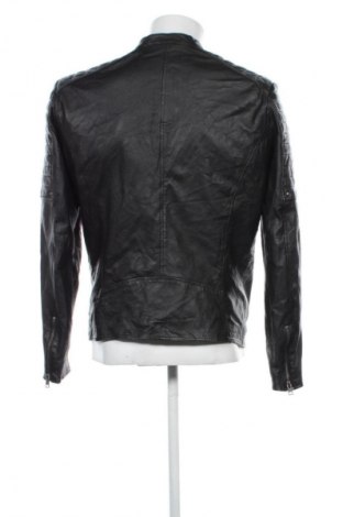 Męska skórzana kurtka Jack & Jones, Rozmiar L, Kolor Czarny, Cena 491,99 zł