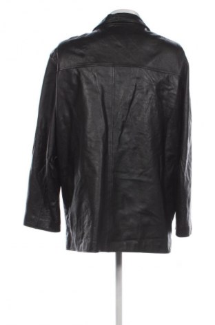 Мъжко кожено яке Unbranded, Размер XXL, Цвят Черен, Цена 91,99 лв.