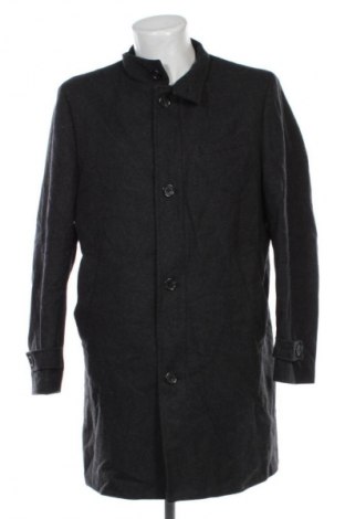 Мъжко палто Zara, Размер XXL, Цвят Черен, Цена 42,99 лв.