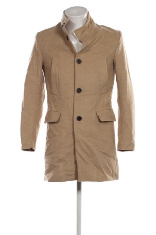 Ανδρικά παλτό Zara, Μέγεθος S, Χρώμα  Μπέζ, Τιμή 41,99 €
