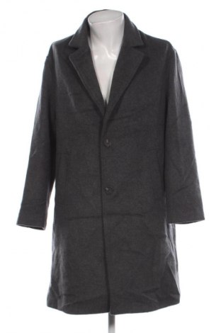Мъжко палто Zara, Размер L, Цвят Сив, Цена 56,99 лв.
