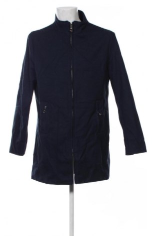 Мъжко палто Zara, Размер XXL, Цвят Син, Цена 42,99 лв.