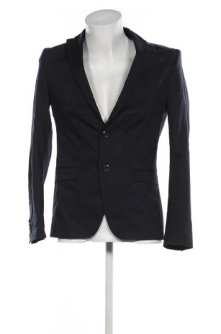 Ανδρικό σακάκι Zara, Μέγεθος M, Χρώμα Μπλέ, Τιμή 18,99 €