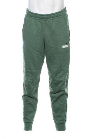 Pantaloni trening de bărbați PUMA, Mărime L, Culoare Verde, Preț 145,99 Lei