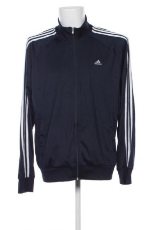 Ανδρική αθλητική ζακέτα Adidas, Μέγεθος L, Χρώμα Μπλέ, Τιμή 27,99 €