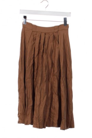 Rock Massimo Dutti, Größe XS, Farbe Braun, Preis € 32,00