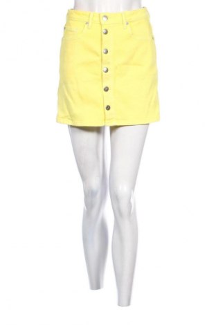 Fustă Dua Lipa x Pepe Jeans, Mărime S, Culoare Galben, Preț 144,74 Lei