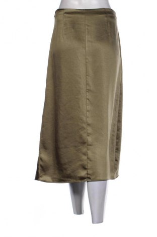 Fustă Stradivarius, Mărime S, Culoare Verde, Preț 60,53 Lei