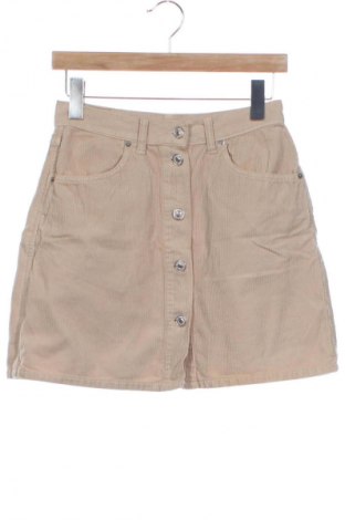 Fustă United Colors Of Benetton, Mărime XS, Culoare Bej, Preț 107,89 Lei