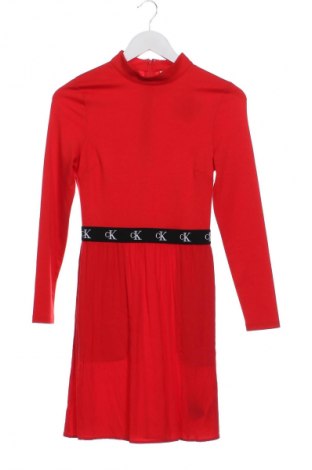 Kleid Calvin Klein Jeans, Größe XS, Farbe Rot, Preis 34,79 €
