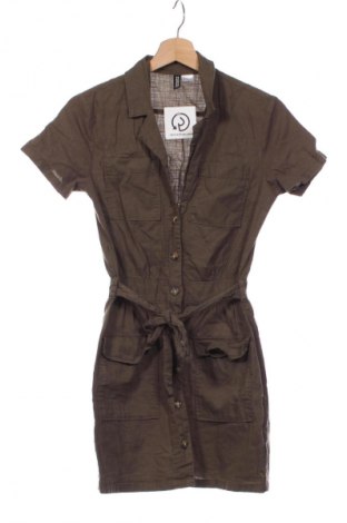 Рокля H&M Divided, Размер XS, Цвят Зелен, Цена 48,00 лв.