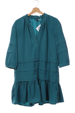 Kleid Zara, Größe XS, Farbe Grün, Preis 17,30 €