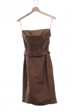 Kleid Zara, Größe XS, Farbe Golden, Preis 15,99 €