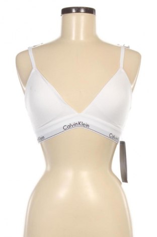 Сутиен Calvin Klein, Размер L, Цвят Бял, Цена 77,99 лв.