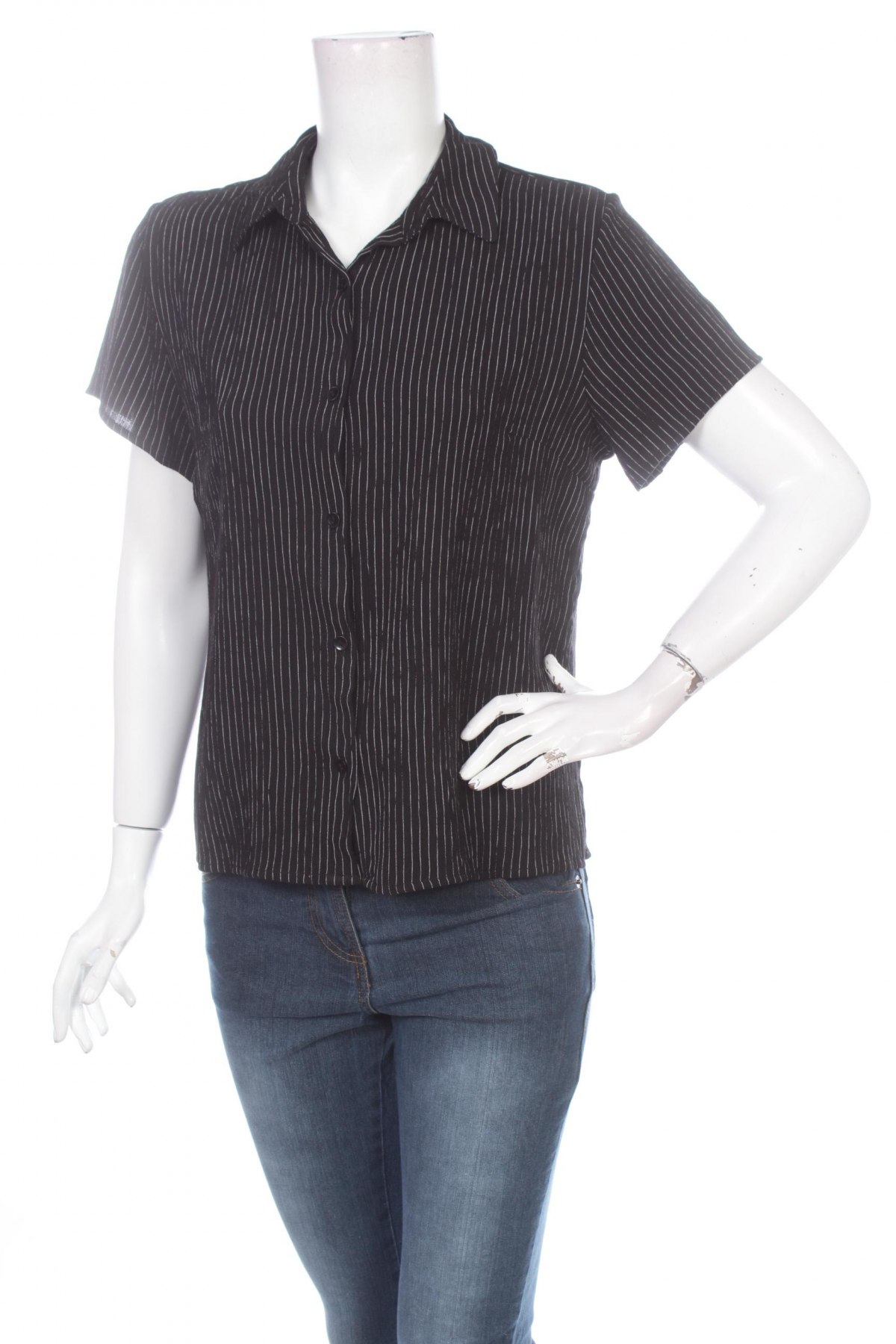 Γυναικείο πουκάμισο Style & Co, Μέγεθος M, Χρώμα Μαύρο, Τιμή 9,28 €