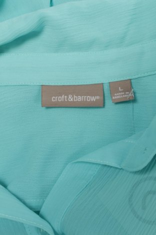 Γυναικείο πουκάμισο Croft & Barrow, Μέγεθος L, Χρώμα Μπλέ, Τιμή 9,90 €