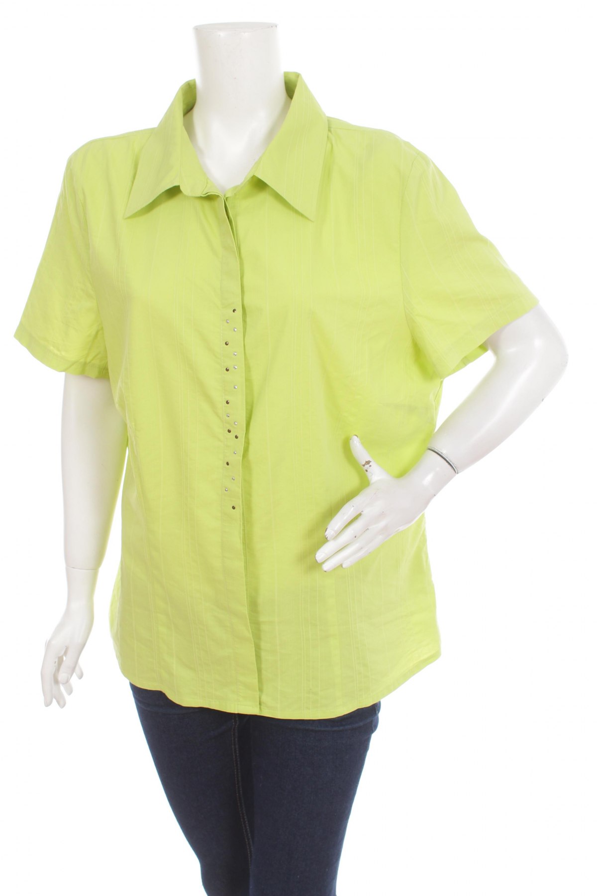 Γυναικείο πουκάμισο, Μέγεθος XL, Χρώμα Πράσινο, Τιμή 11,86 €