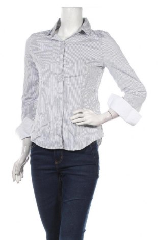 Damska koszula Massimo Dutti, Rozmiar M, Kolor Biały, 78% bawełna, 16% poliamid, 6% elastyna, Cena 43,20 zł