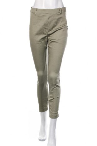 Дамски панталон H&M, Размер M, Цвят Зелен, 61% памук, 36% полиестер, 3% еластан, Цена 7,09 лв.