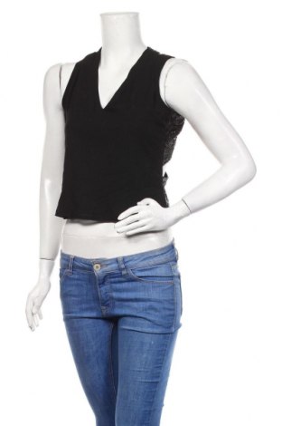 Γυναικείο αμάνικο μπλουζάκι Nly Trend, Μέγεθος XS, Χρώμα Μαύρο, Τιμή 1,64 €