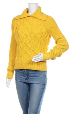 Дамски пуловер Care Label, Размер S, Цвят Жълт, 70% памук, 30% полиамид, Цена 50,40 лв.