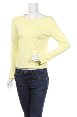 Дамски пуловер Oui, Размер XS, Цвят Жълт, 70% вискоза, 30% полиамид, Цена 24,75 лв.