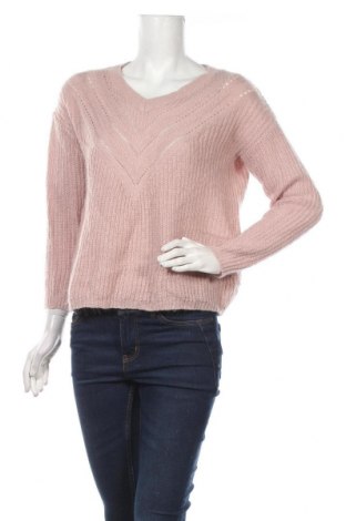 Дамски пуловер Pimkie, Размер S, Цвят Розов, 43% акрил, 34% полиамид, 23% мохер, Цена 8,19 лв.