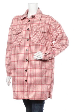 Дамско палто Ichi, Размер L, Цвят Розов, 90% полиестер, 10% вълна, Цена 15,23 лв.