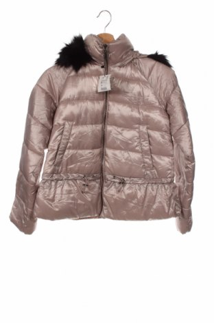 Γυναικείο μπουφάν Zara, Μέγεθος XS, Χρώμα  Μπέζ, 55% πολυαμίδη, 45% πολυεστέρας, Τιμή 51,31 €