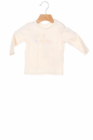 Dziecięca bluzka Name It, Rozmiar 2-3m/ 56-62 cm, Kolor ecru, 95% bawełna, 5% elastyna, Cena 14,50 zł