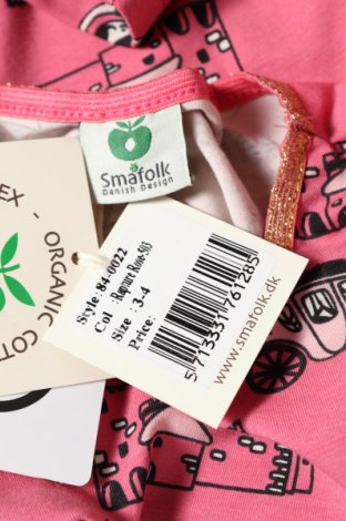 Детска блуза Smafolk, Размер 2-3y/ 98-104 см, Цвят Розов, Памук, Цена 27,00 лв.