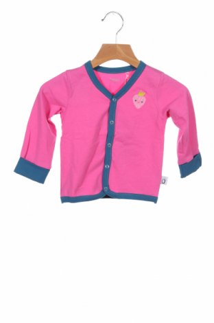 Детска жилетка Lamino, Размер 9-12m/ 74-80 см, Цвят Розов, 95% памук, 5% еластан, Цена 4,62 лв.