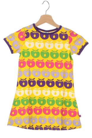 Dziecięca sukienka Smafolk, Rozmiar 3-4y/ 104-110 cm, Kolor Żółty, 50% bawełna, 45% modal, 5% elastyna, Cena 95,88 zł