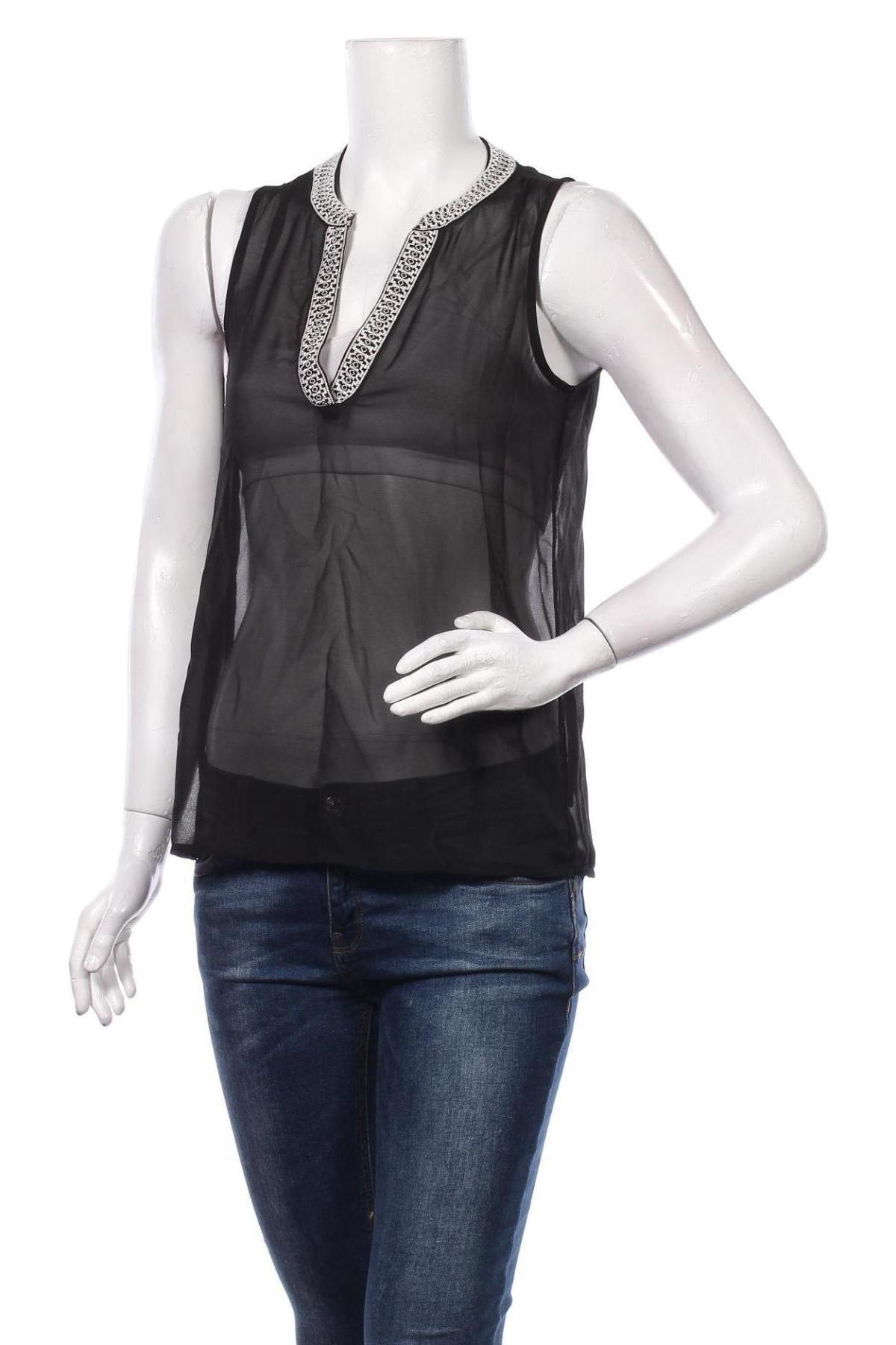 Γυναικείο αμάνικο μπλουζάκι ONLY, Μέγεθος XS, Χρώμα Μαύρο, Τιμή 8,18 €