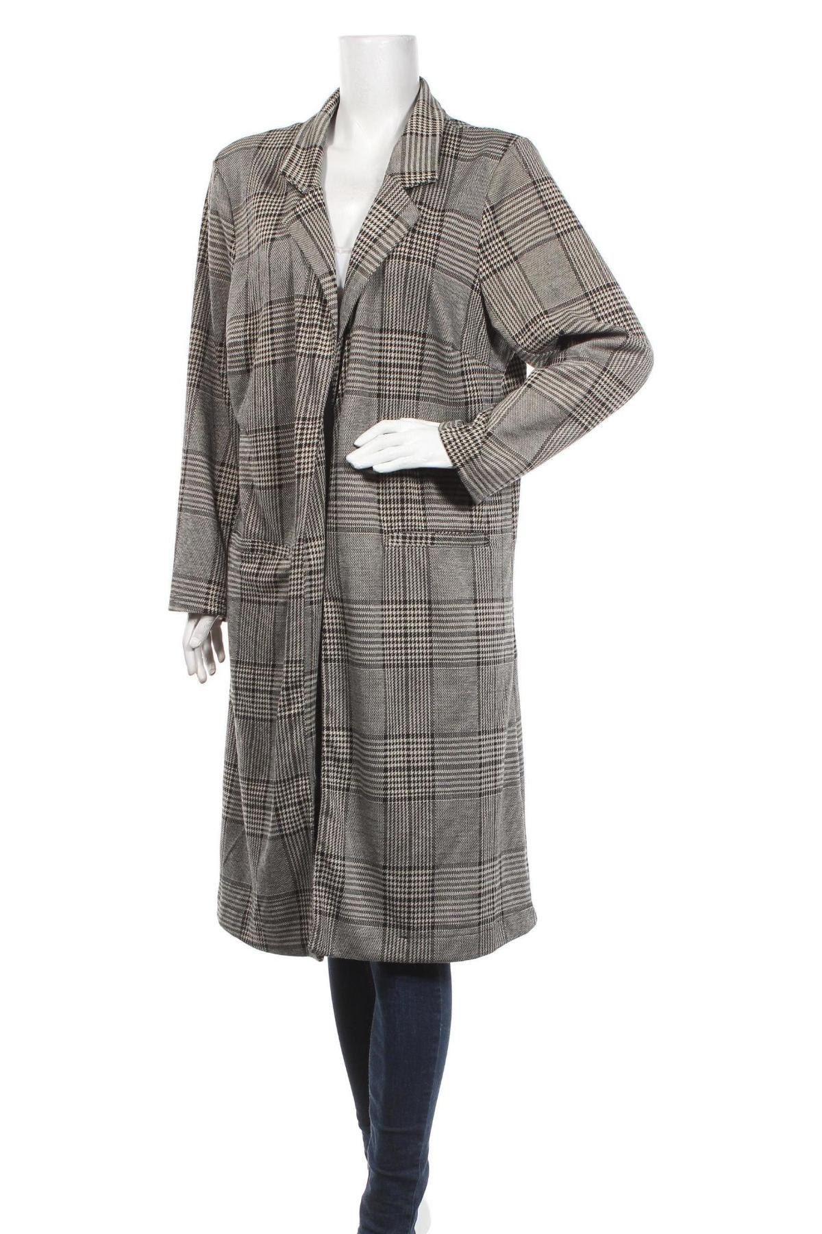 Дамско палто Zizzi, Размер XL, Цвят Кафяв, 98% полиестер, 2% еластан, Цена 42,84 лв.