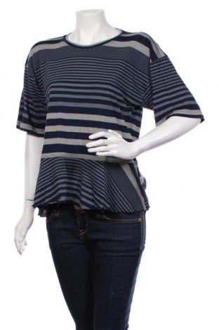 Дамска блуза Adidas By Stella McCartney, Размер S, Цвят Син, 59% вискоза, 27% памук, 14% полиестер, Цена 35,40 лв.