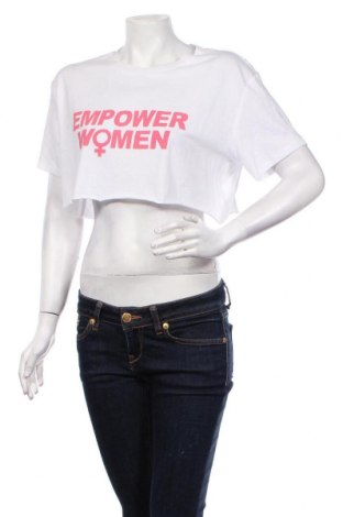 Γυναικεία μπλούζα H&M Divided, Μέγεθος M, Χρώμα Λευκό, Βαμβάκι, Τιμή 11,51 €