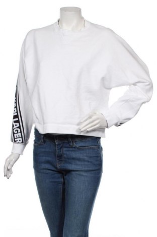 Дамска блуза Karl Lagerfeld, Размер L, Цвят Бял, Памук, Цена 291,75 лв.