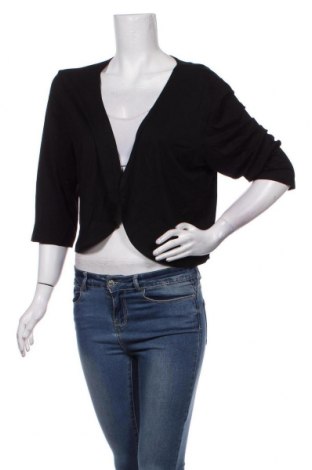 Cardigan de damă Uno Piu Uno, Mărime XL, Culoare Negru, 96% viscoză, 4% elastan, Preț 21,55 Lei