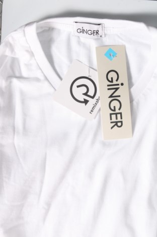 Γυναικείο t-shirt Ginger, Μέγεθος M, Χρώμα Λευκό, Τιμή 5,77 €