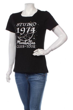 Γυναικείο t-shirt Kate Moss For Nikkie, Μέγεθος S, Χρώμα Μαύρο, Βαμβάκι, Τιμή 25,52 €