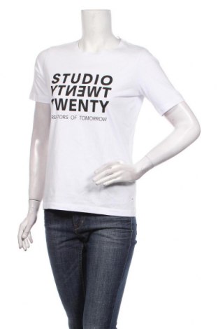 Γυναικείο t-shirt Minimum, Μέγεθος S, Χρώμα Λευκό, Βαμβάκι, Τιμή 20,36 €
