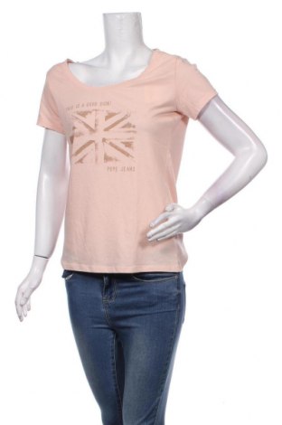 Γυναικείο t-shirt Pepe Jeans, Μέγεθος XL, Χρώμα Ρόζ , 60% βαμβάκι, 40% πολυεστέρας, Τιμή 20,36 €